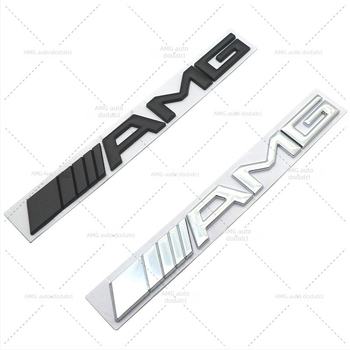 Sticker za karoseriju Mercedes-Benz AMG — prilagodljiv, samoljepljiv, za AMG emblemu (Tip: Stickeri za karoseriju; Materijal: Drugi; Prilagodba: Da; Ugradnja: Samoljepljiva)