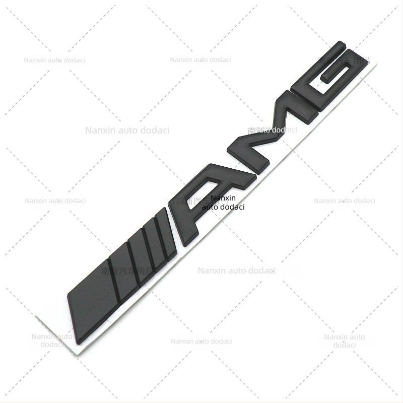 Sticker za karoseriju Mercedes-Benz AMG — prilagodljiv, samoljepljiv, za AMG emblemu (Tip: Stickeri za karoseriju; Materijal: Drugi; Prilagodba: Da; Ugradnja: Samoljepljiva)