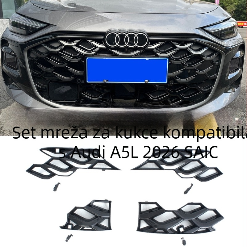 Mreža protiv insekata za prednju masku Audi A5L Luxury, brza ugradnja kopčama, zaštita od prašine, bez demontaže