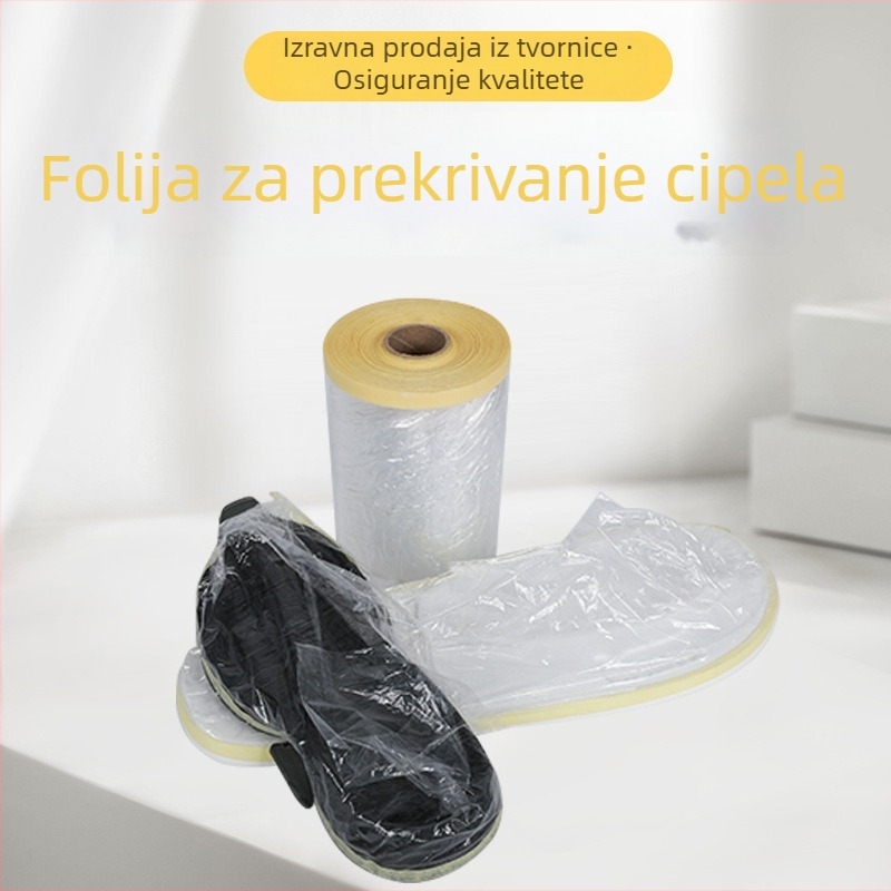 Maskirajuća folija otporna na visoke temperature za potplat cipela, silikonski maskirajući papir, zaštitna folija za odvajanje boja pri nanošenju PU potplata, teksturirani papir + PP film, širina 5/8/10 cm, duljina 35 yd, marka Changxinsu