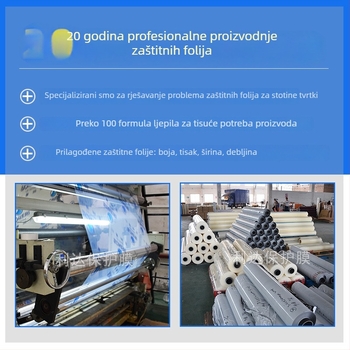 Prozirna PE zaštitna folija za automobilske gume i aluminijske središnje dijelove kotača