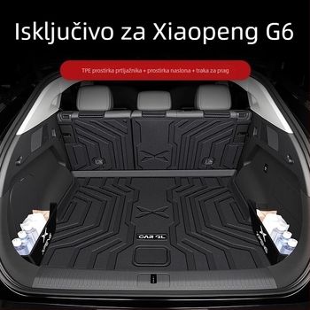 Podložak za prtljažnik za Xpeng G6/G9, kompatibilan s 25 modela, TPE rub, debeli dekorativni auto dodatak