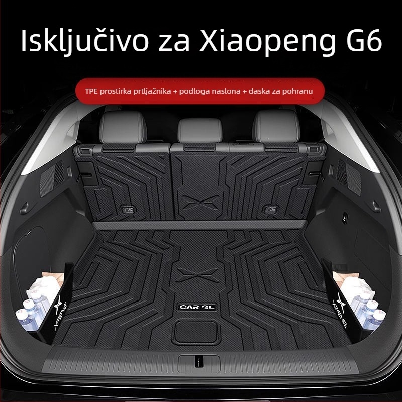 Podložak za prtljažnik za Xpeng G6/G9, kompatibilan s 25 modela, TPE rub, debeli dekorativni auto dodatak