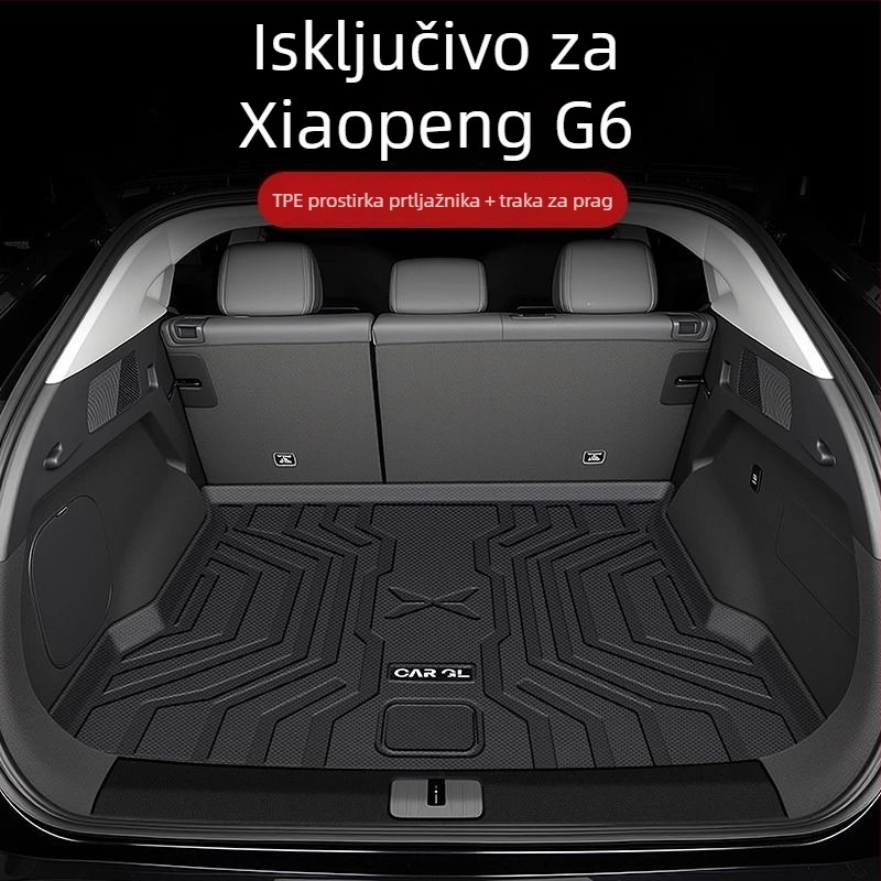 Podložak za prtljažnik za Xpeng G6/G9, kompatibilan s 25 modela, TPE rub, debeli dekorativni auto dodatak