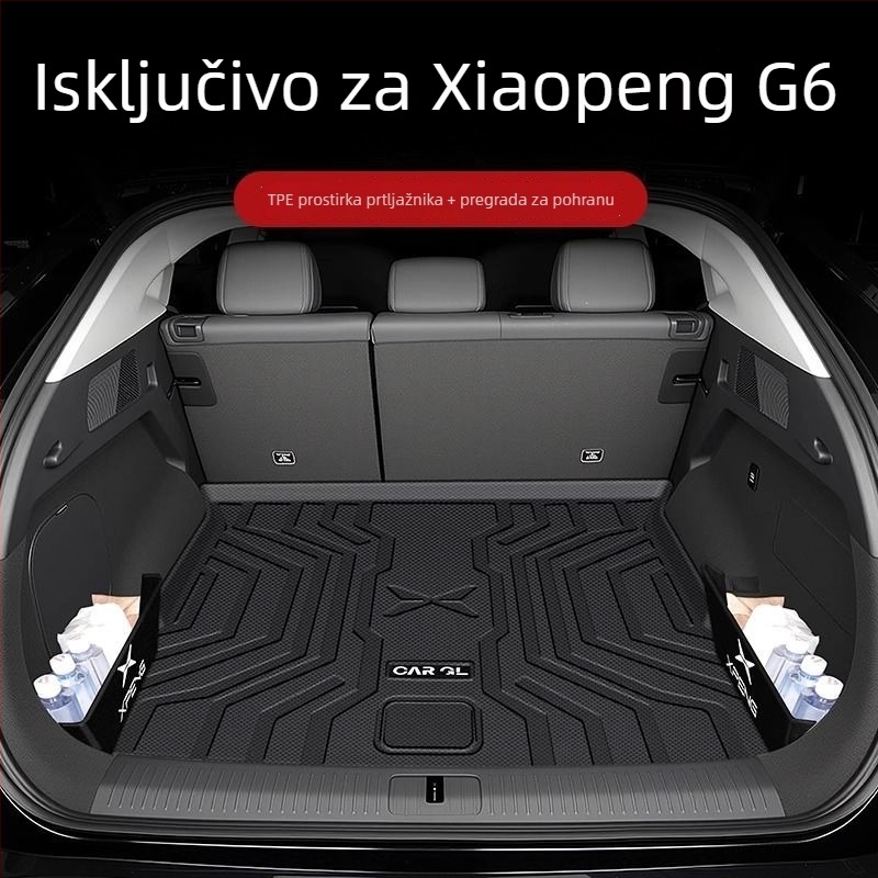 Podložak za prtljažnik za Xpeng G6/G9, kompatibilan s 25 modela, TPE rub, debeli dekorativni auto dodatak