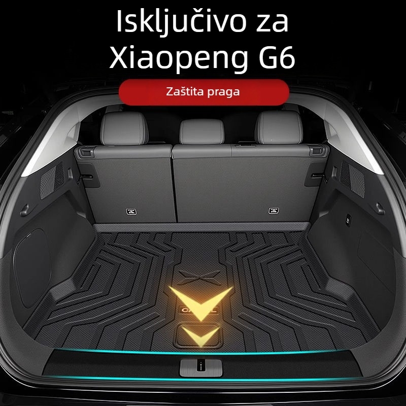 Podložak za prtljažnik za Xpeng G6/G9, kompatibilan s 25 modela, TPE rub, debeli dekorativni auto dodatak