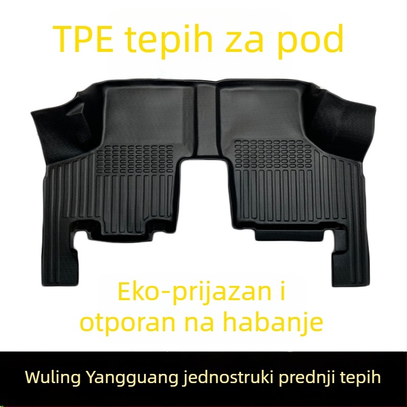 Yangguang EV auto podne prostirke, potpuno pokrivanje prednjeg dijela, materijal TPE/umjetna guma, brend Yubang, za posebno vozilo (tipovi podnih podloški: drugi, žičana petlja, umjetna guma)