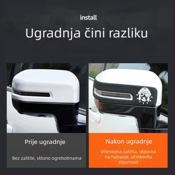 Harvard zaštitna traka za stražnje ogledalo, mekana guma, vodootporna, kompatibilna s Big Dog, podrijetlo Jinhua, Zhejiang