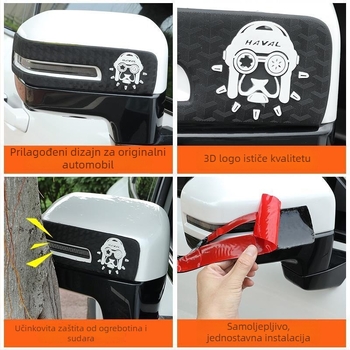 Harvard zaštitna traka za stražnje ogledalo, mekana guma, vodootporna, kompatibilna s Big Dog, podrijetlo Jinhua, Zhejiang