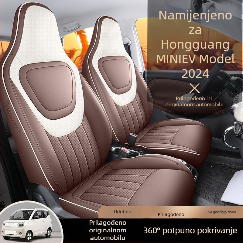 Navlake za sjedala za Wuling Hongguang Mini EV, Macaron stil, set od 24 modela, unutarnji dodaci