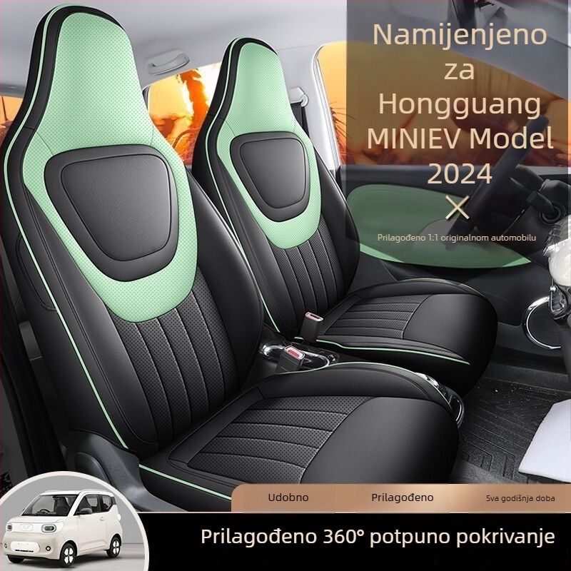 Navlake za sjedala za Wuling Hongguang Mini EV, Macaron stil, set od 24 modela, unutarnji dodaci