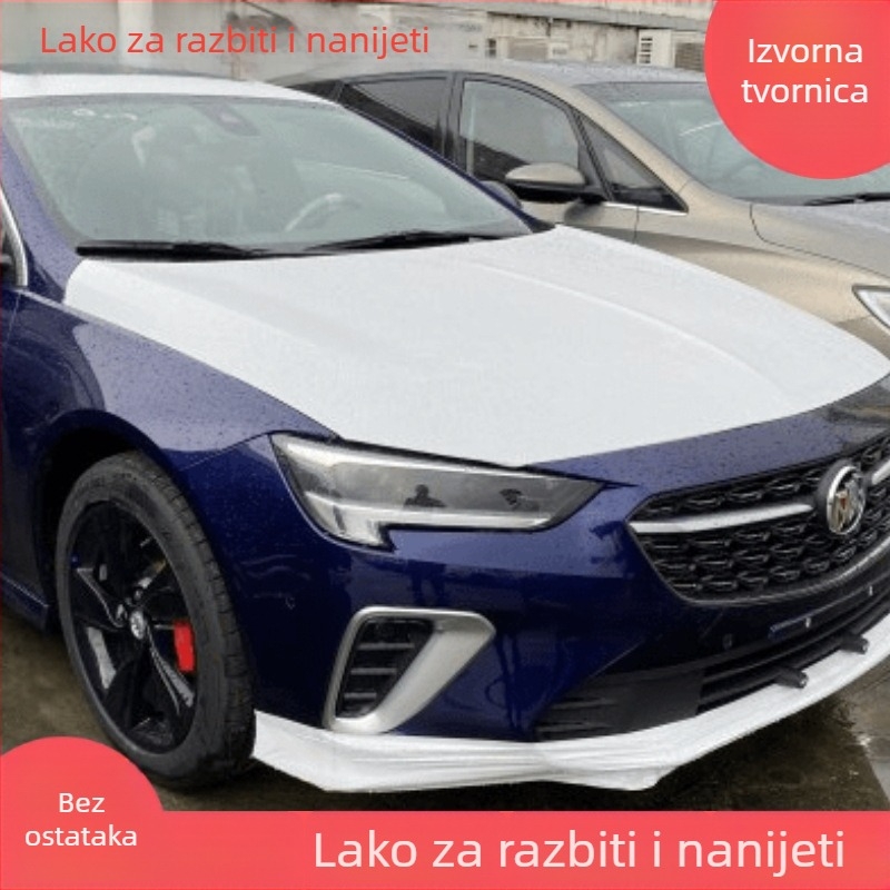 Auto PE zaštitni film — debljina 0,07–0,08 mm; širina 1200 mm; duljina 200 mm; materijal PE; prilagodljiva viskoznost