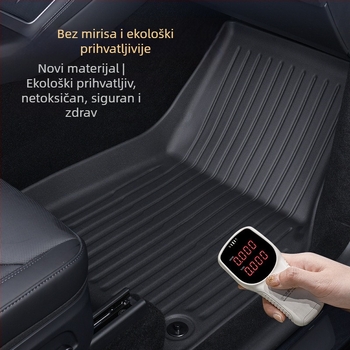 Podne prostirke i prostirke prtljažnika Tesla Model Y - TPE za sve vremenske uvjete, prilagodljive