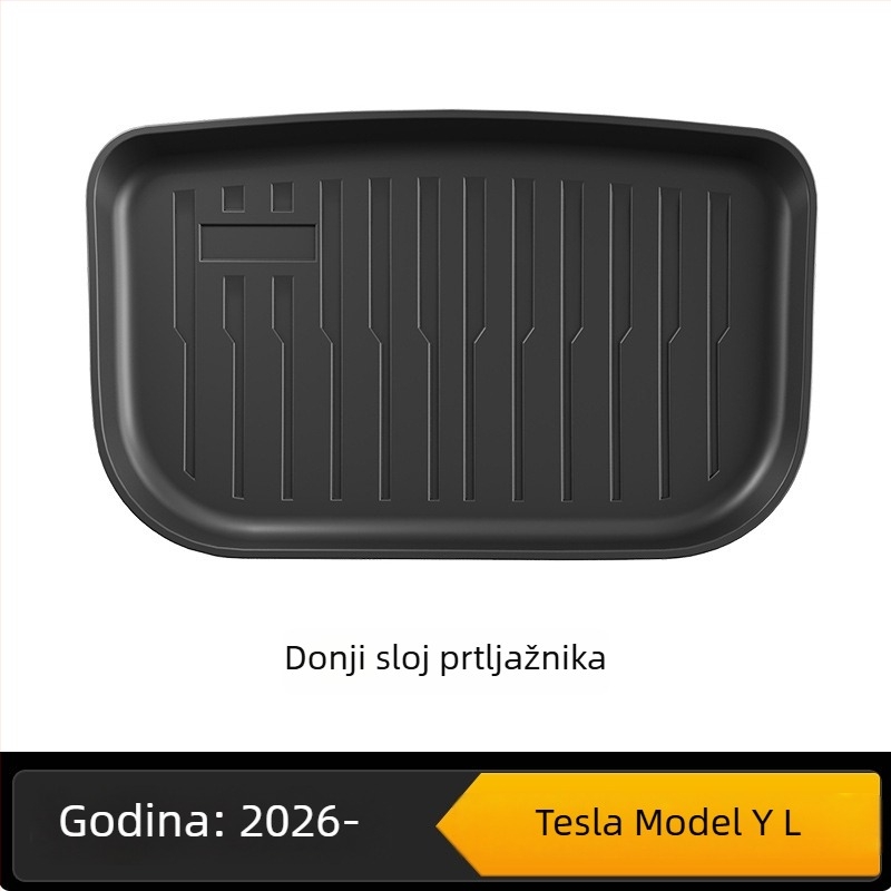 Podne prostirke i prostirke prtljažnika Tesla Model Y - TPE za sve vremenske uvjete, prilagodljive