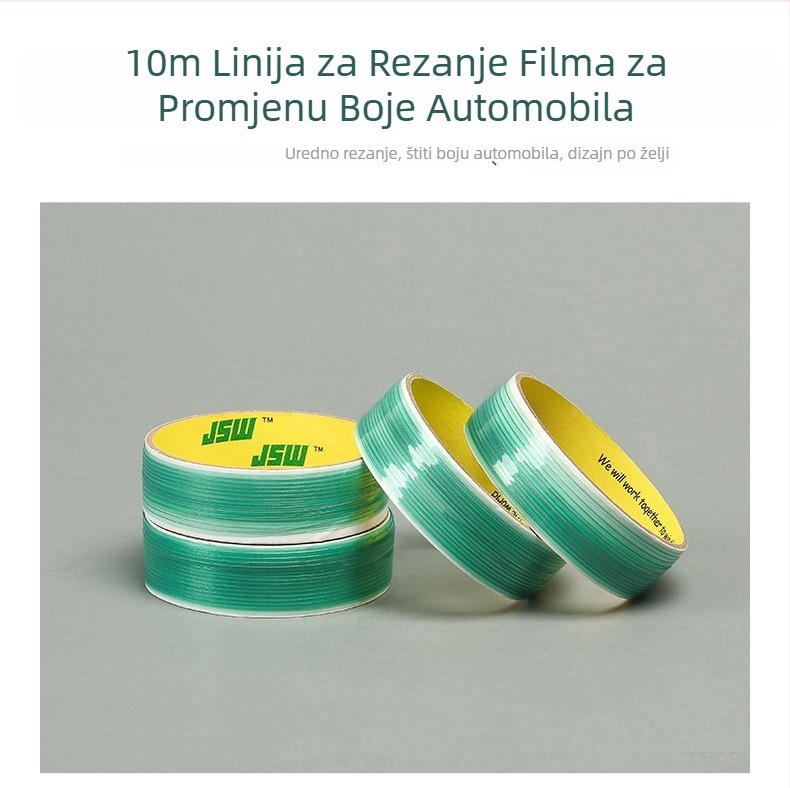 JSW alat za oblikovanje filma za auto, linija za zakrivljeno rezanje, otporan na ogrebotine, duljina 5000