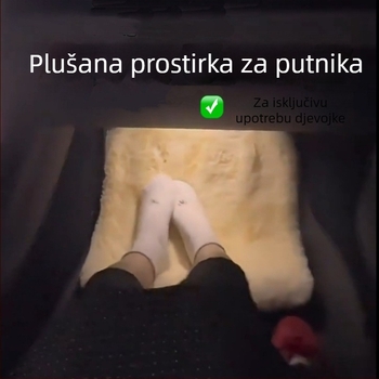 Plišane podloge za noge u automobilu, universalni modeli, bez logotipa, travnati stil