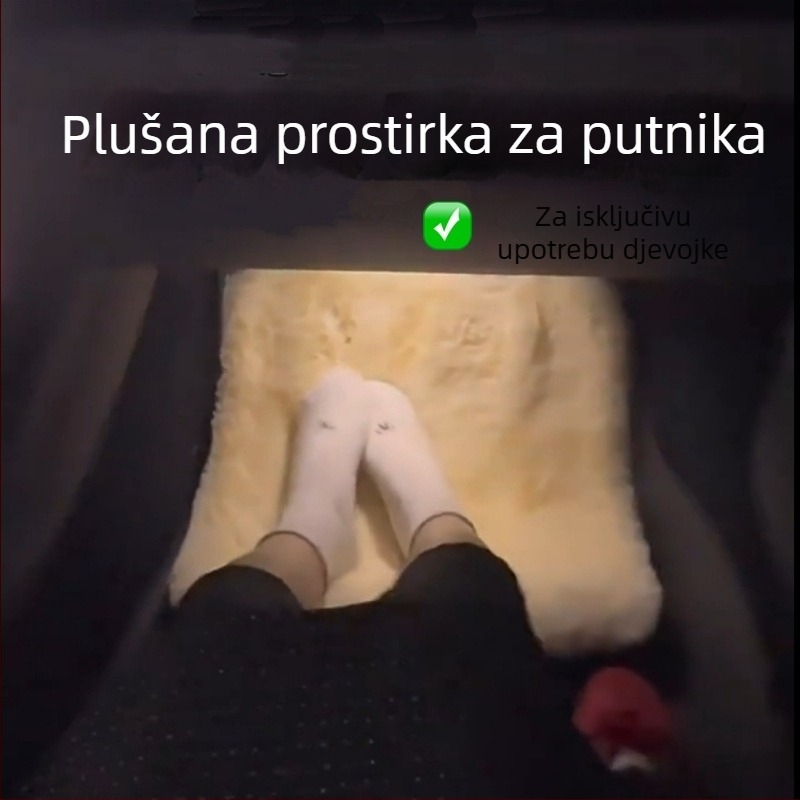 Plišane podloge za noge u automobilu, universalni modeli, bez logotipa, travnati stil