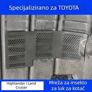 Mrežica za zaštitu od insekata za kalnike na kolima Highlander, Crown i Land Cruiser (modeli 21-26) – mekan TP materijal, brend Street Banyan