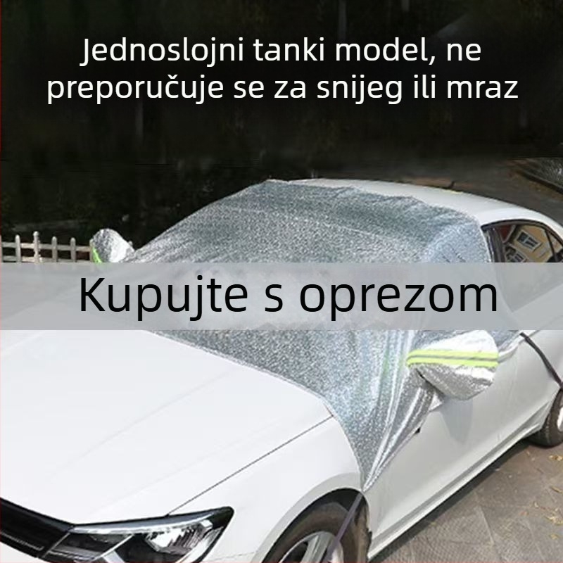 Magnetska zaštita prednjeg vjetrobrana za Volkswagen Sagitar – zimska zaštita od leda i snijega, polukryt