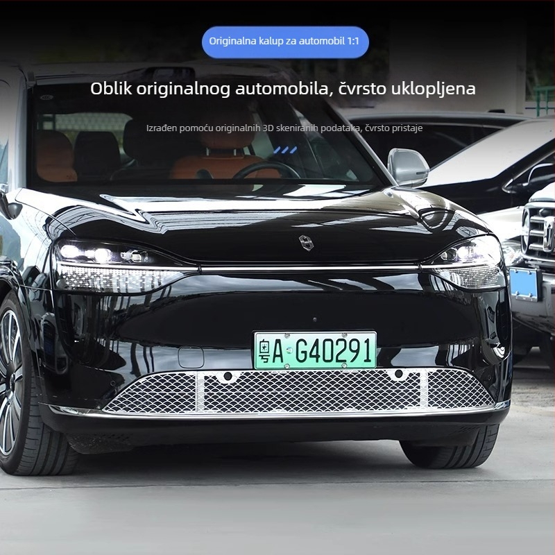 Aksesuari za AITO M9: nehrđajući čelik mreža protiv insekata i zaštita prednje rešetke — Materijal: nehrđajući čelik; Kompatibilnost: AITO M9
