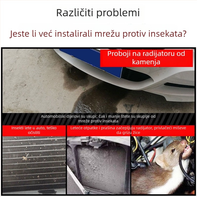Benke Mreža protiv insekata za Zhiji LS6 — Zaštita spremnika vode, Srednja mreža, Zaštita donjeg ruba