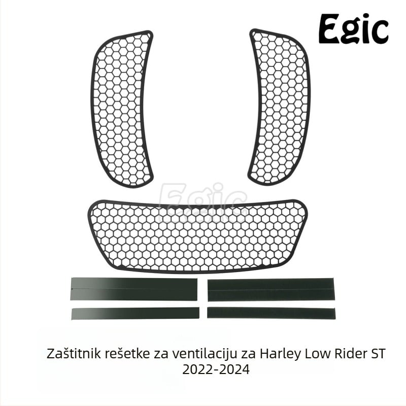 Ventilacijska zaštitna mreža za Harley Low Rider ST (2022–2024) – Agic, mreža protiv insekata