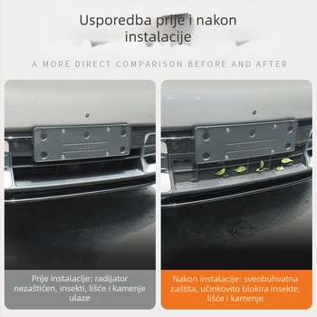 Kongze Mreža protiv insekata za prednji panel Xiaomi YU7, vodeni spremnik — plastični zaštitni pokrov protiv prašine