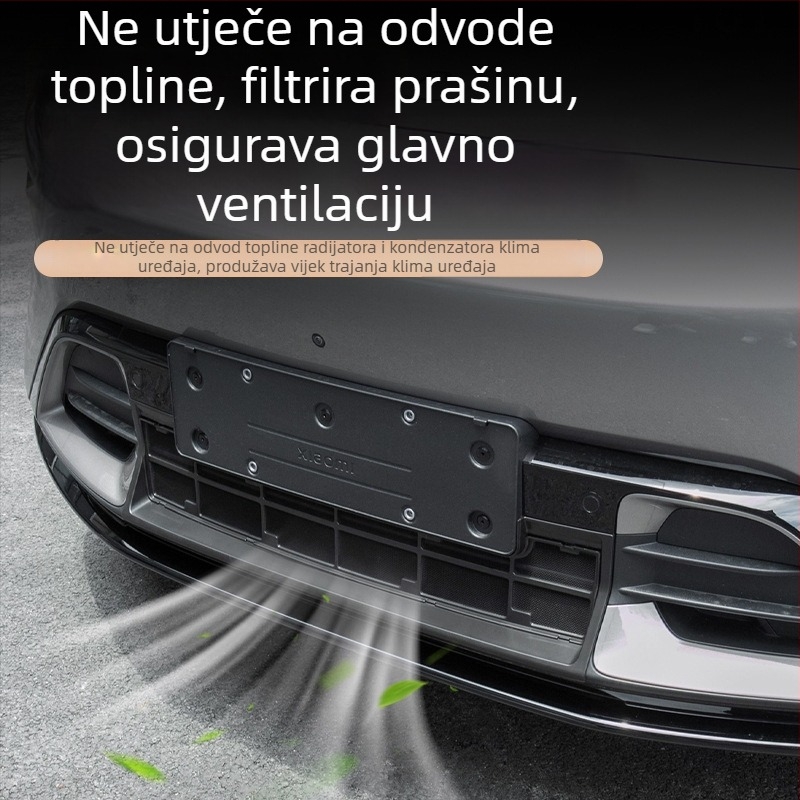 Kongze Mreža protiv insekata za prednji panel Xiaomi YU7, vodeni spremnik — plastični zaštitni pokrov protiv prašine
