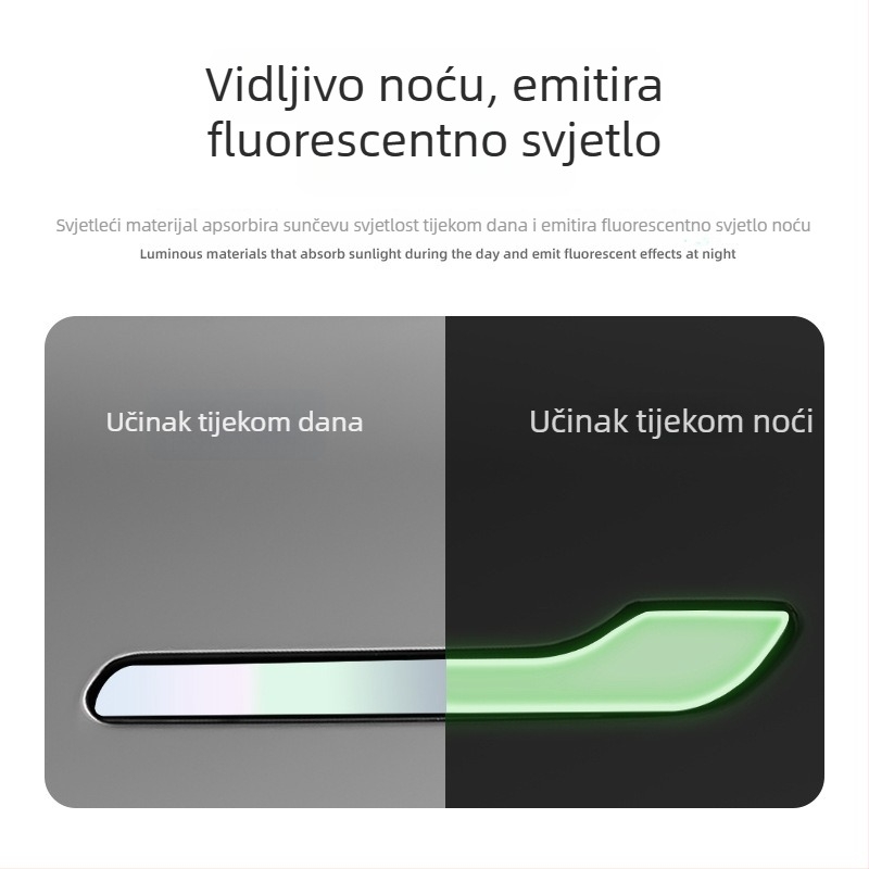 Zaštitni film za ručku vrata za Tesla Model 3/Y – karbonsko vlakno, samoljepljivi dekorativni dio karoserije, jednostavna ugradnja, prilagodljiv dizajn