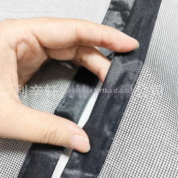 Zavjesa za mrežna vrata s magnetskim zatvaranjem (Materijal: Oxford platno; Vrsta zavjese: Mrežna vrata; Pogodno za: dnevna soba, kuhinja, balkon; Stil: Moderni minimalizam; Funkcije: protiv komaraca, tihi)