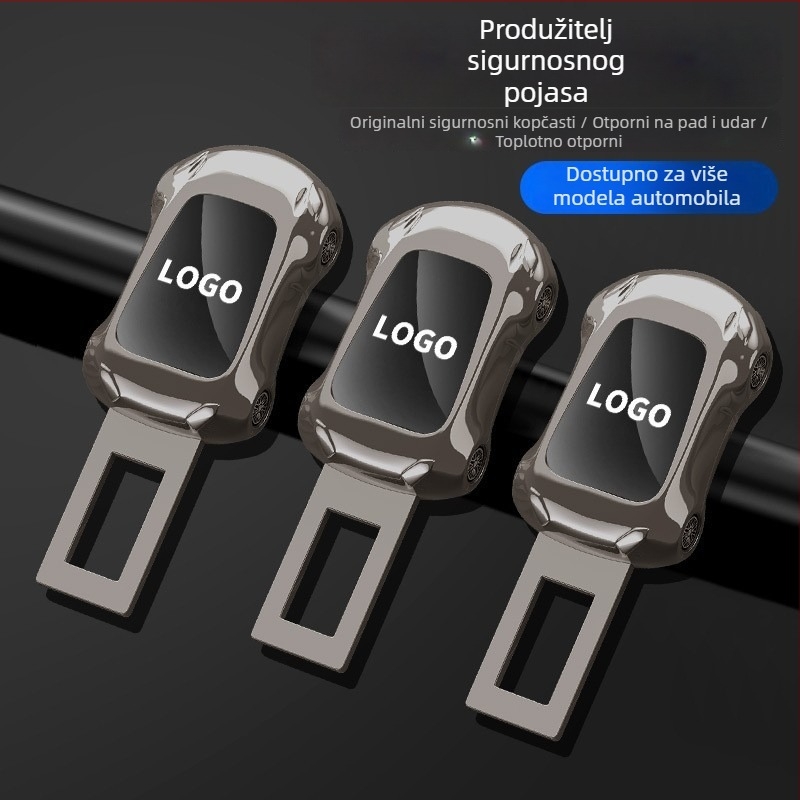 Proširenje sigurnosnog pojasa automobila od aluminijske legure, model Sports car safety extender, moguć ispis loga