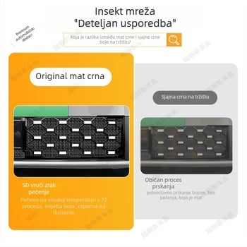 Lincoln 10EMP Automobilska mreža protiv insekata za prednju rešetku – Full Sky Star dizajn, dekorativni trak