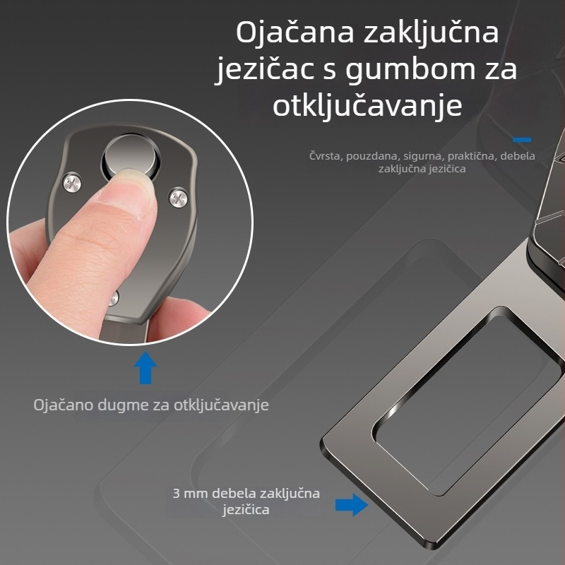 Automobilska sigurnosna utikač s bajonetnim spojem — Materijal: cinkova legura; Marka Karl lindp; Model Buckle; Ispis logotipa: Da; Prilagodljivo: Da