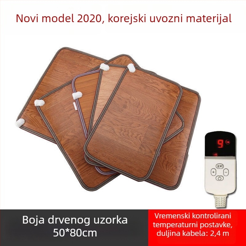 USB napajane grijane papuče s kožnim gornjim dijelom – kućna/uređska obuća