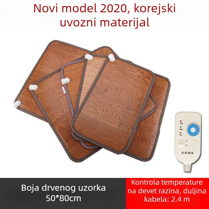 USB napajane grijane papuče s kožnim gornjim dijelom – kućna/uređska obuća