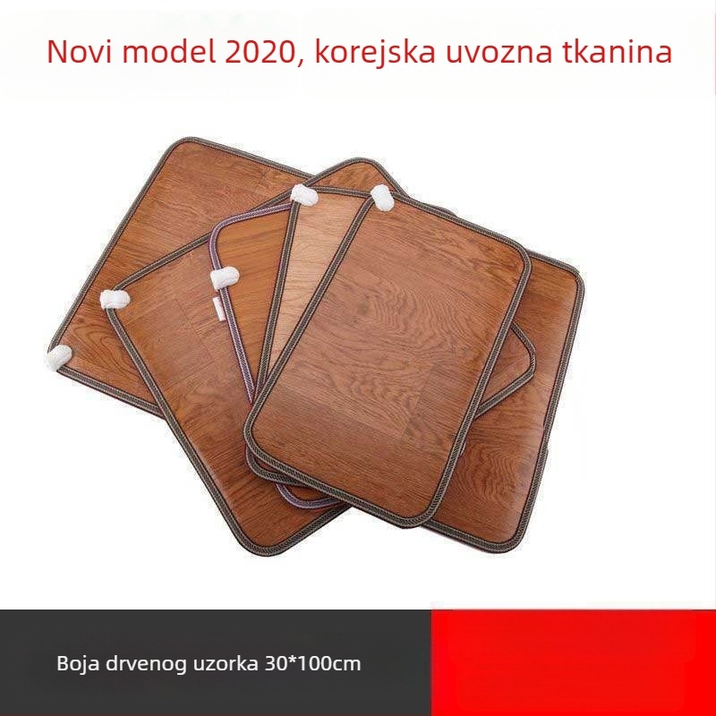 USB napajane grijane papuče s kožnim gornjim dijelom – kućna/uređska obuća