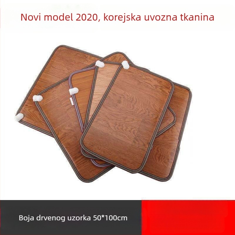 USB napajane grijane papuče s kožnim gornjim dijelom – kućna/uređska obuća