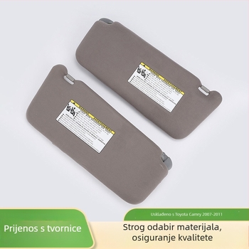 Sjenilnik za auto za Camry 2007-2011, PVC materijal, ugradnja klikom, minimalistički stil, za prednju ploču
