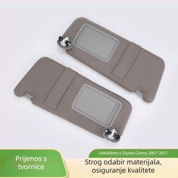 Sjenilnik za auto za Camry 2007-2011, PVC materijal, ugradnja klikom, minimalistički stil, za prednju ploču