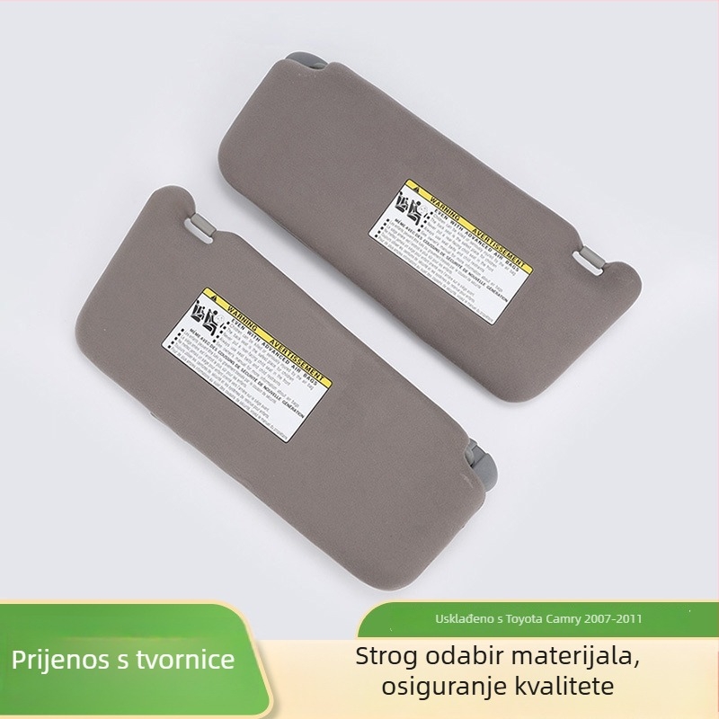 Sjenilnik za auto za Camry 2007-2011, PVC materijal, ugradnja klikom, minimalistički stil, za prednju ploču