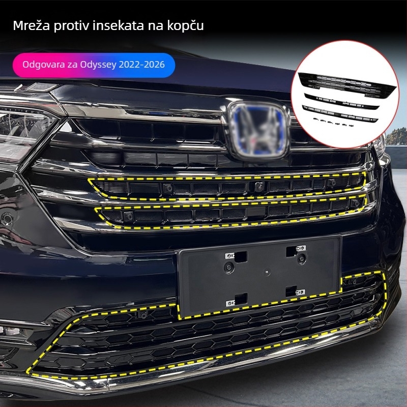 Mreža protiv insekata za prednji branik Odyssey 2022 – ABS plastika, Lehuo, model ODS010