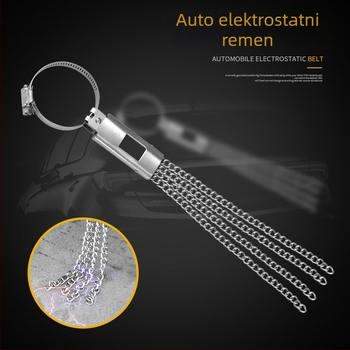 Auto statični eliminator uzemljivački pojas – potpuno metalni, uzemljivački lanac, prilagodljivo obrađivanje