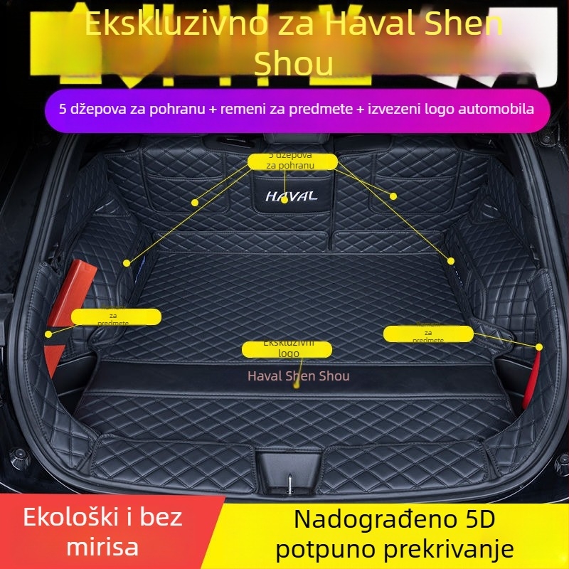Mat prtljažnika za Haval F7, PU materijal