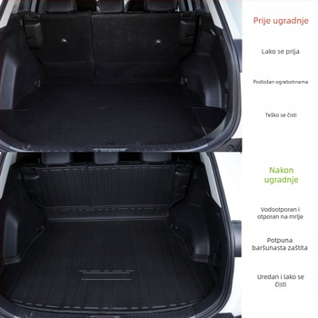 Toyota RAV4 podložak za prtljažnik i jastuk za leđa | TPE materijal | Wenfeng | Klasa A+ | Mogućnost prilagodbe
