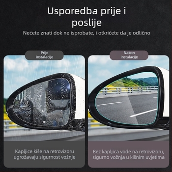 Film kišnog retrovizora s anti‑odrazom, vodootporan, protiv zamagljivanja