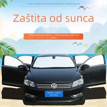 Univerzalni auto sunshade za prednje staklo i unutarnje bočne prozore s toplinskom izolacijom