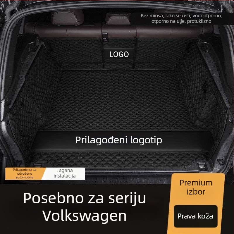 Kožna podloga za prtljažnik za Volkswagen Passat, Magotan, Phaeton, Touareg, Touran, Tiguan CC