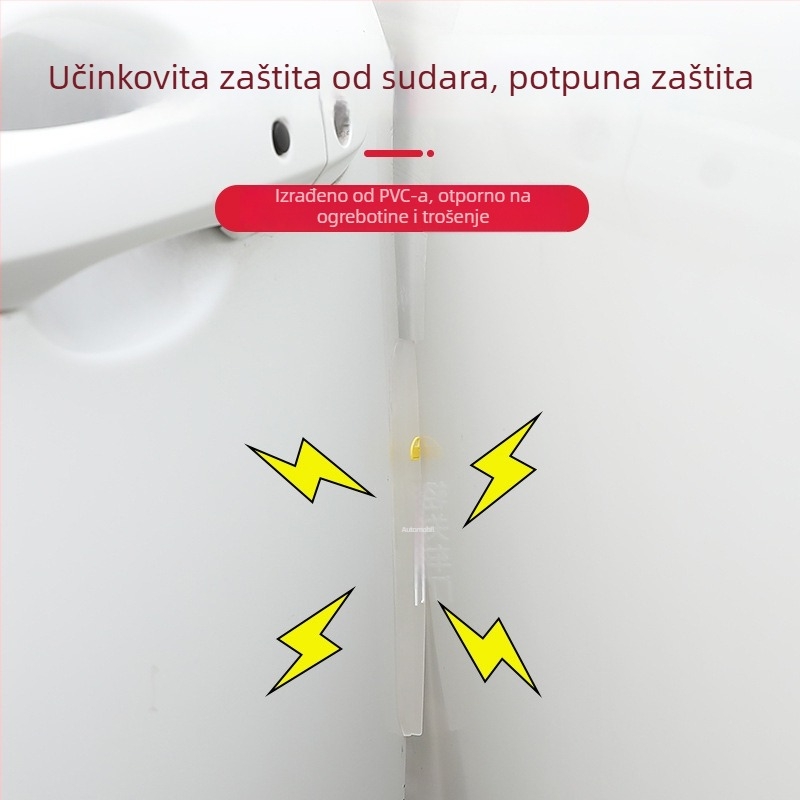 Auto zaštitna traka za kvaku vrata — Marka: Car anti-collision strip; Prilagodljivo postupanje; Snažna adhezija