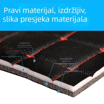 Prostirka za prtljažnik za Nissan Sylphy — potpuno prekrivanje, model 2025, 13. i 14. generacija, TPE + XPE materijal, protuklizni sloj