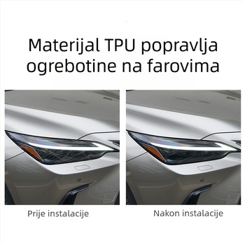 Volvo XC60 PET zaštitni film za svjetla, ugradnja u središnju upravljačku jedinicu, univerzalna prilagodba, otpornost na visoke i niske temperature